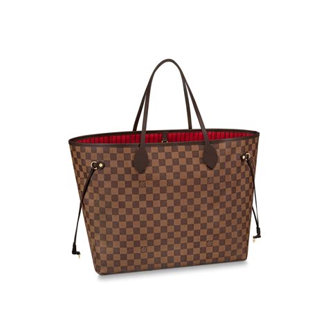 louis vuitton neverfull gm monogram vs damier|louis vuitton neverfull gm size.